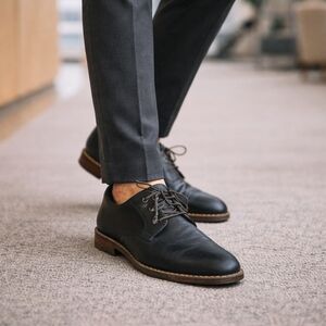 Cole Haan Grand OS Kennedy Derby Shoes 10.5 M Black Brown Lace Up Dress Casual